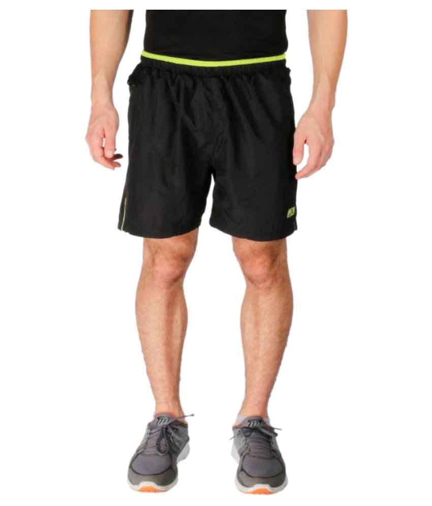 Vector X Black Polyester Shorts - Buy Vector X Black Polyester Shorts