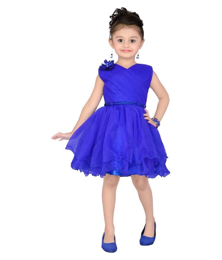 satin full frock