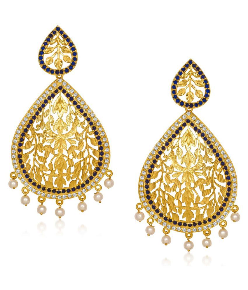 Kriaa Golden Colour Earrings Kriaa Golden Colour Earrings