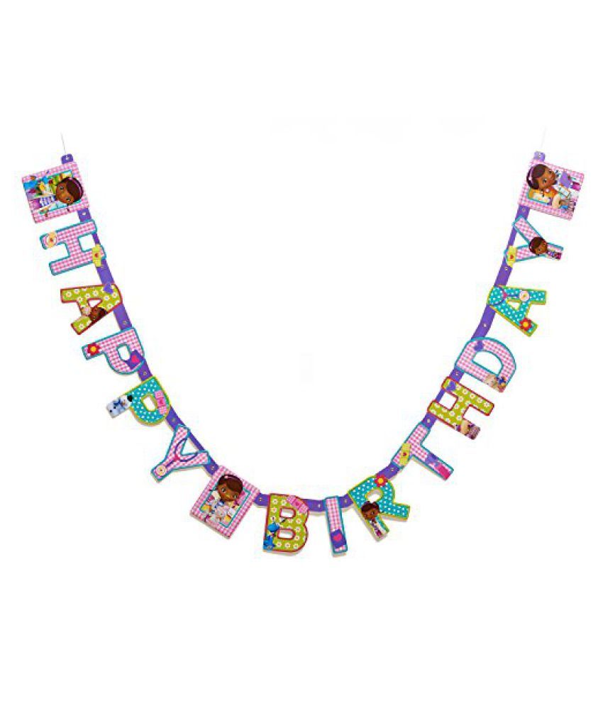 Doc Mcstuffins Birthday Party Banner Party Supplies Buy Doc
