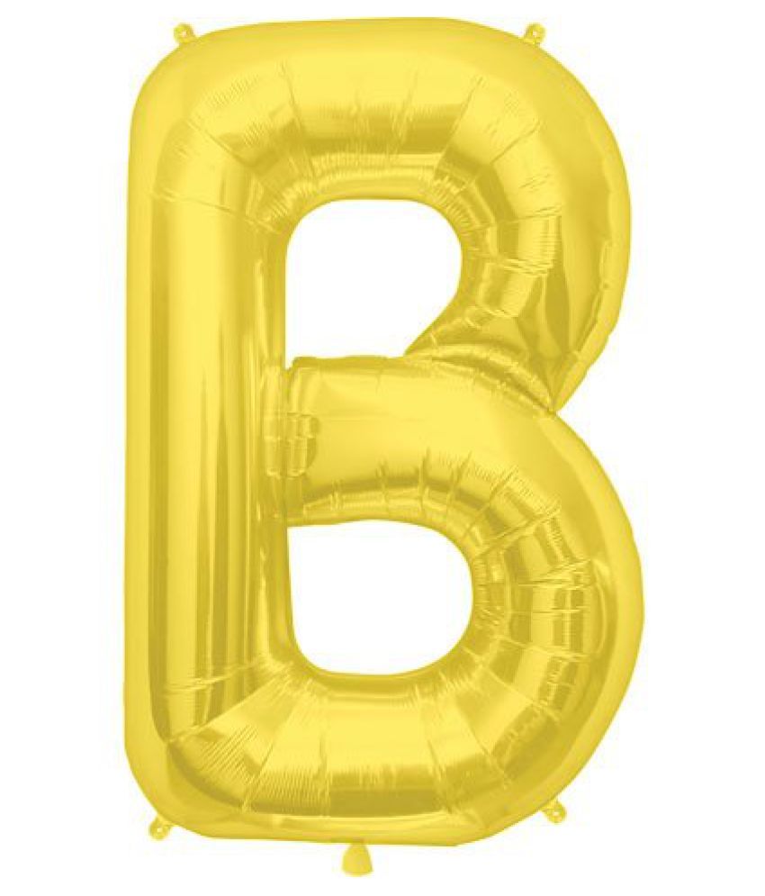 Gold Letter B 34 Inch Foil Balloon - Buy Gold Letter B 34 Inch Foil ...