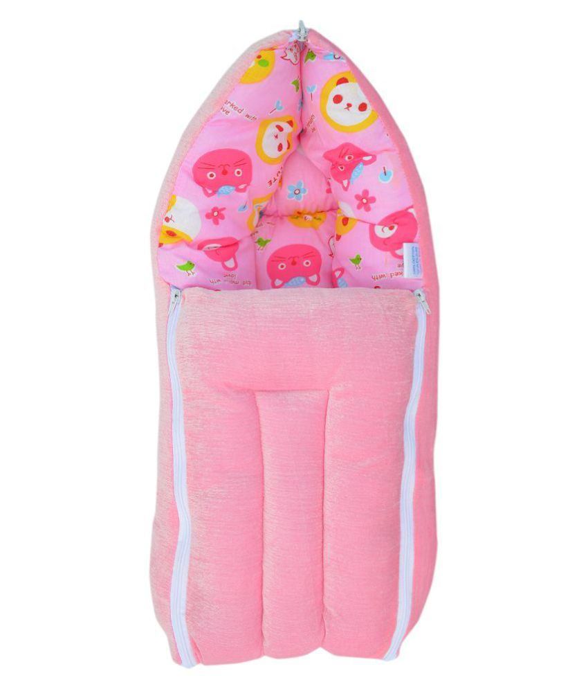 Younique Pink Velvet Baby Bed Carrier Sleeping Bag: Buy Younique Pink ...