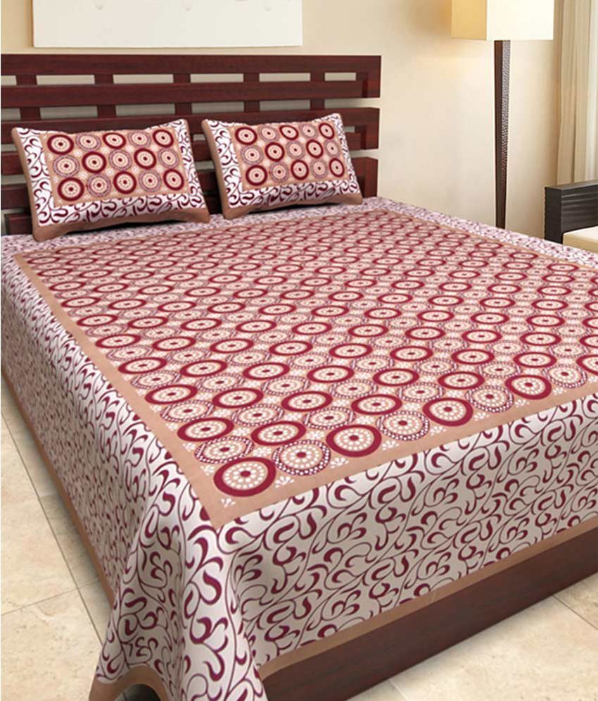 UniqChoice Double Cotton Printed Bed Sheet - Buy UniqChoice Double