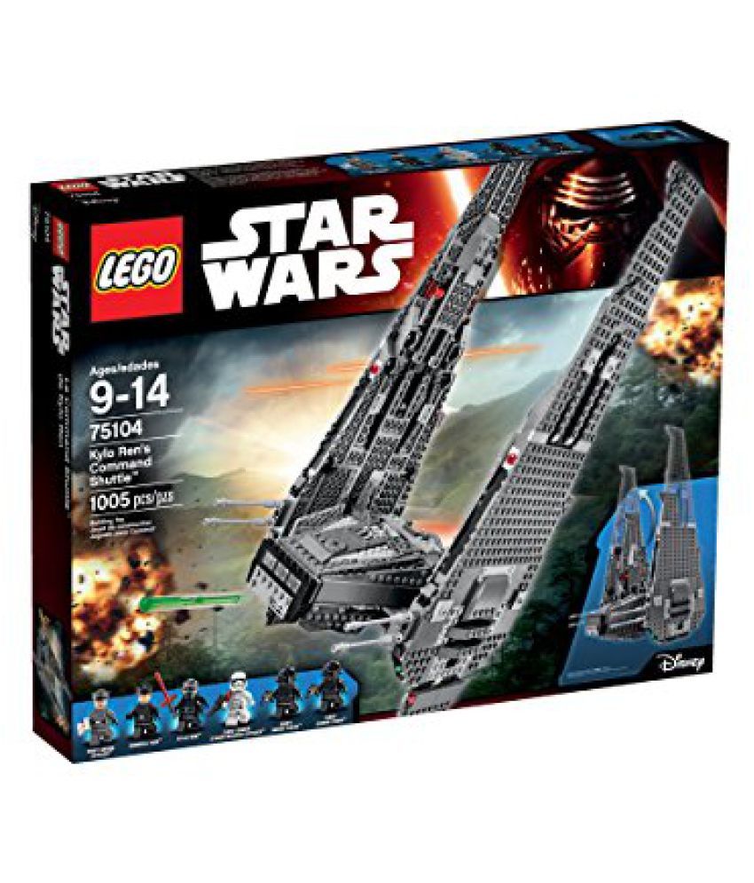 lego star wars kylo ren's command shuttle 75104 star wars toy