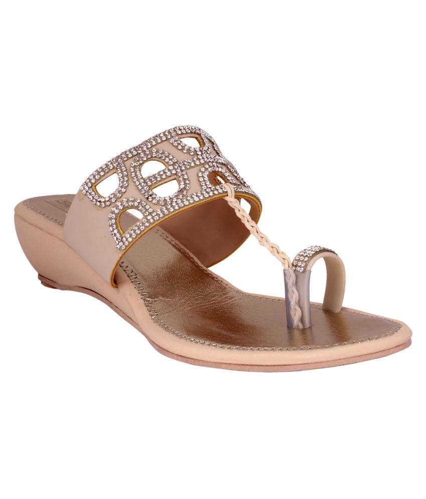 beige chunky strap platform heels