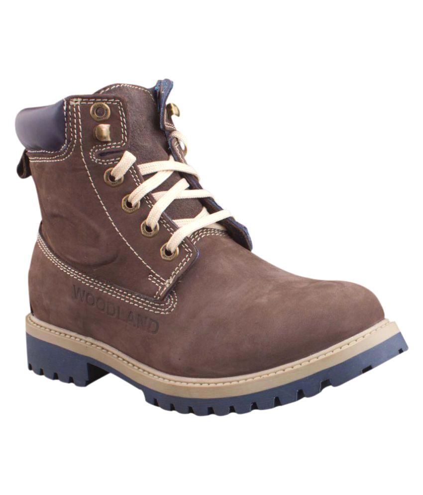     			Woodland Brown Casual Boot