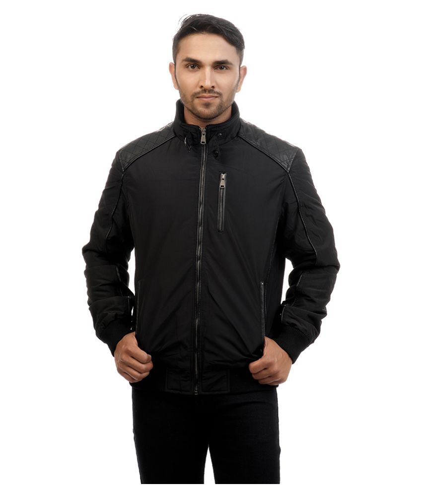 Four One Oh Black Casual Jacket - Buy Four One Oh Black Casual Jacket ...