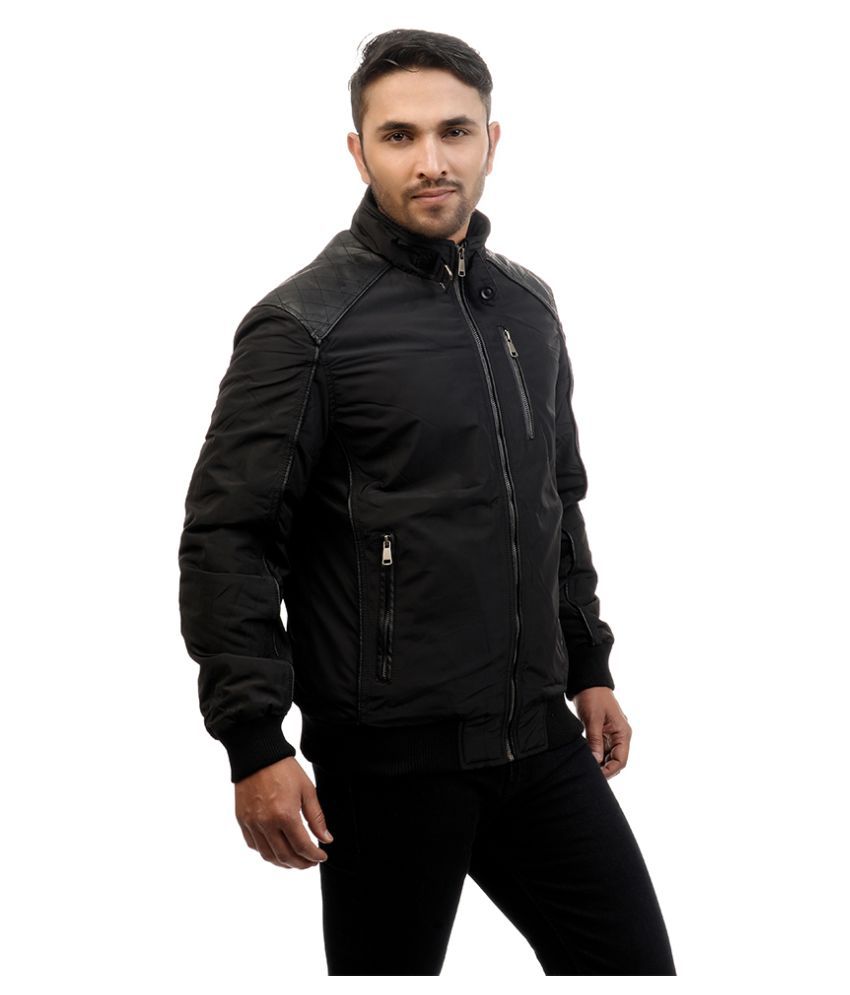 Four One Oh Black Casual Jacket - Buy Four One Oh Black Casual Jacket ...