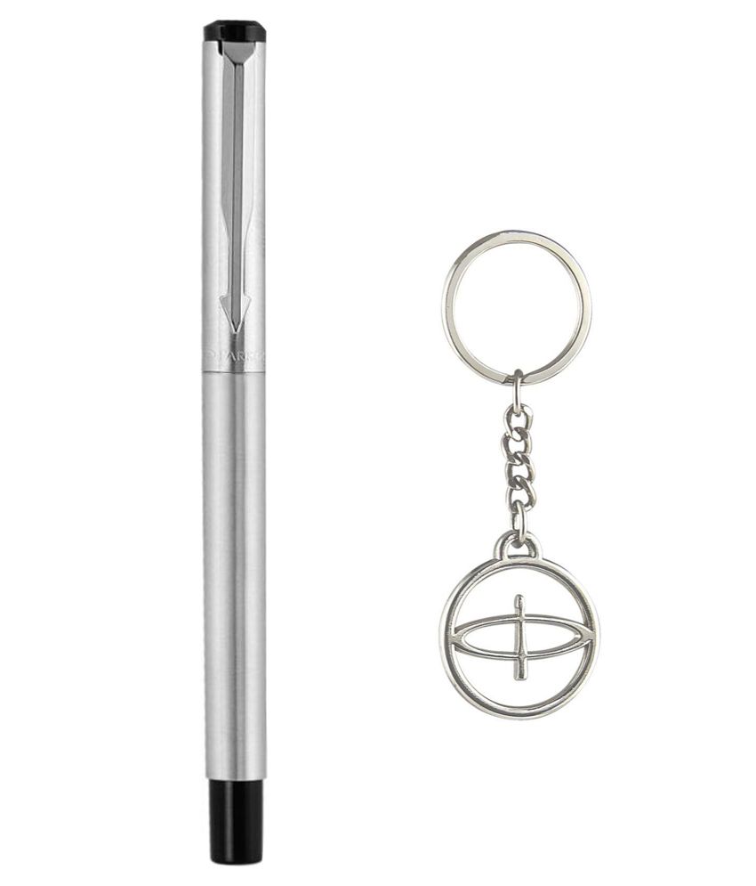 Parker Vector Stainless Steel Roller Ball CT + Key Chain ...