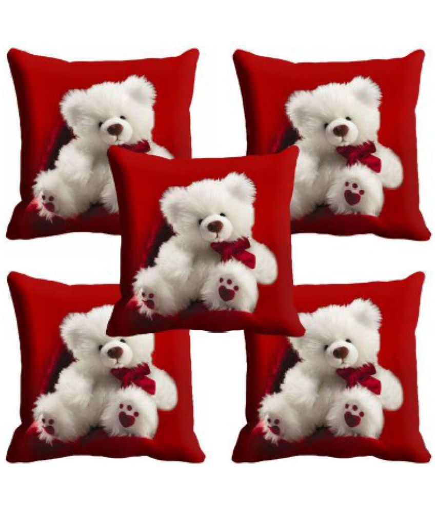     			Laying Style Set of 5 Cotton Cushion Covers