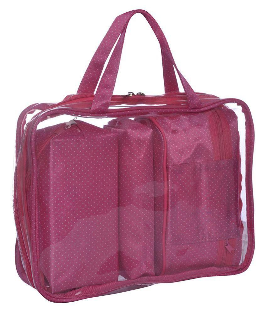 NK Synthetic Pink Shopping Bag - Buy NK Synthetic Pink Shopping Bag ...