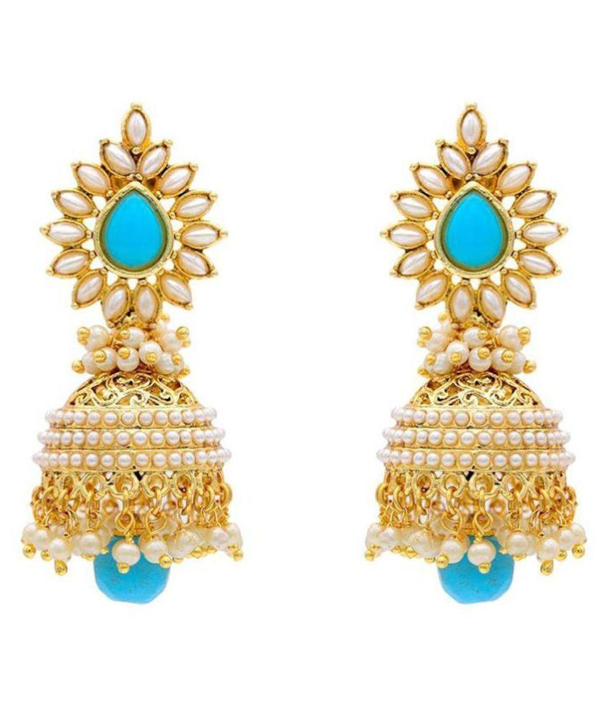     			Youbella Gold Plated Jhumkis