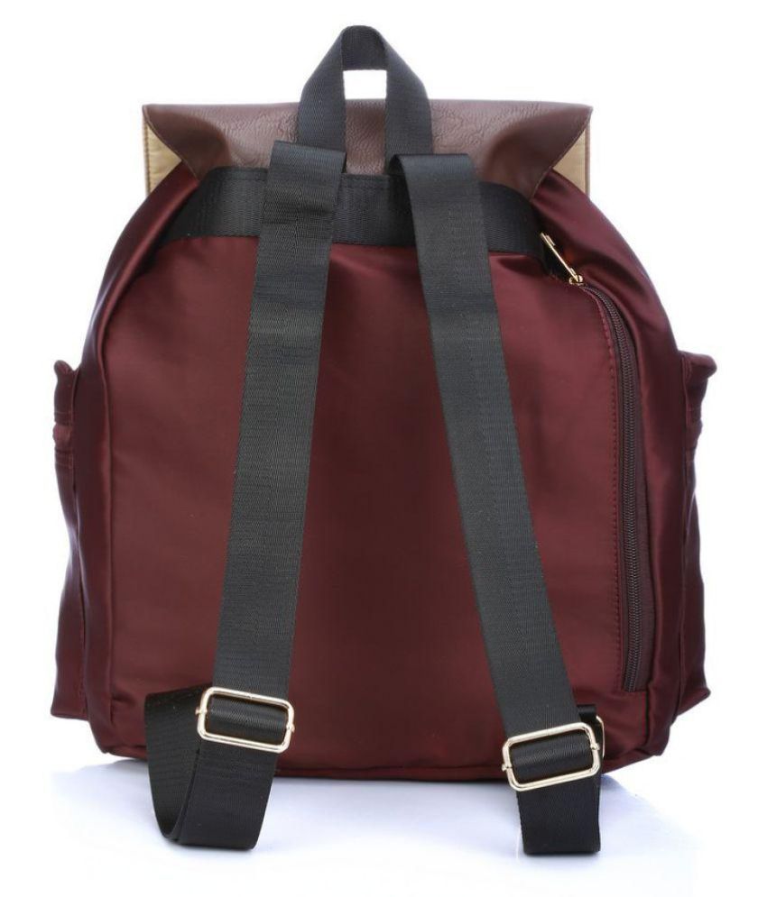 Caprese Green P.U. Backpack - Buy Caprese Green P.U. Backpack Online at ...