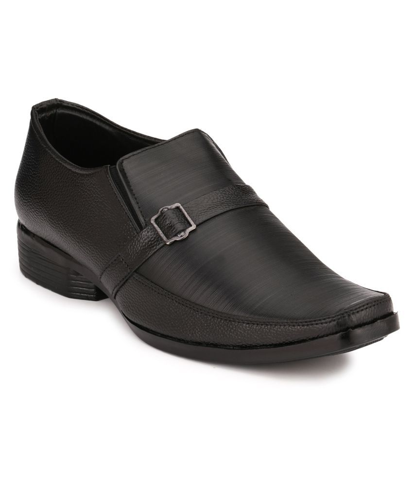 El Paso Black Derby Non-Leather Formal Shoes Price in India- Buy El ...