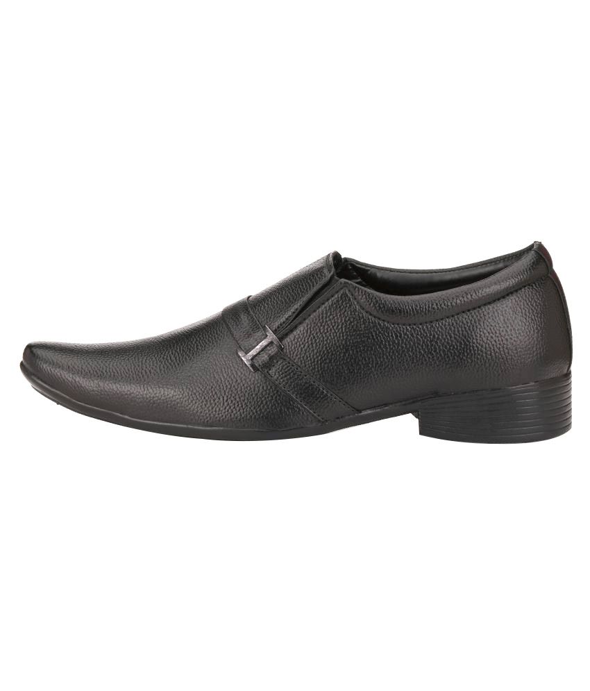 non leather black shoes