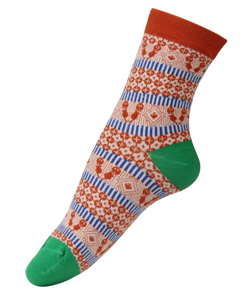 Fuego Multicolour Mid Length Socks: Buy Online at Low Price in India ...
