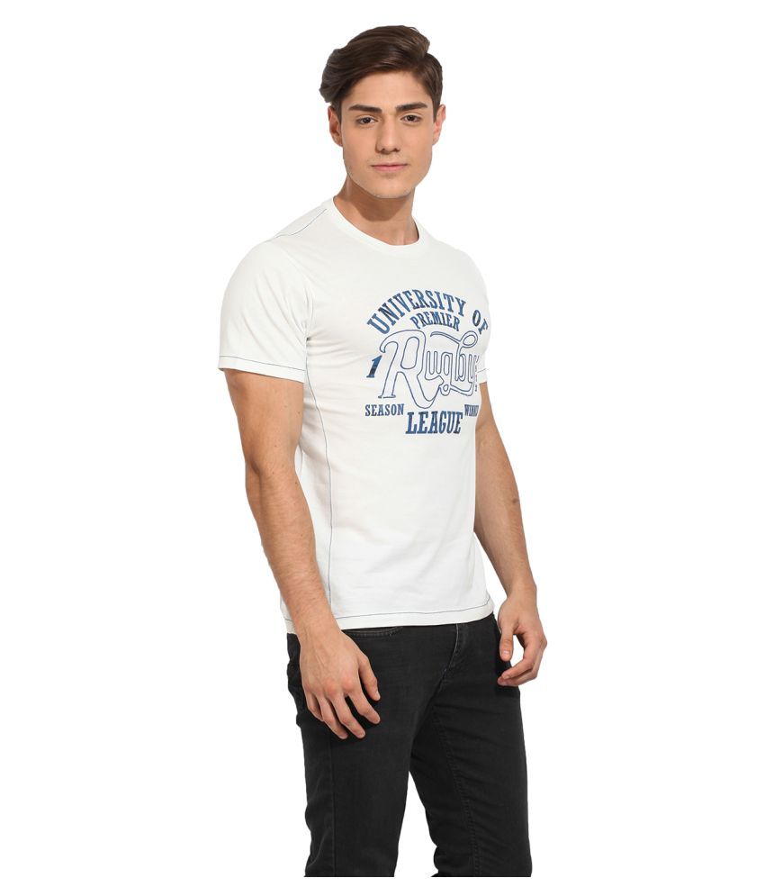 Western Vivid White Round T-Shirt - Buy Western Vivid White Round T ...