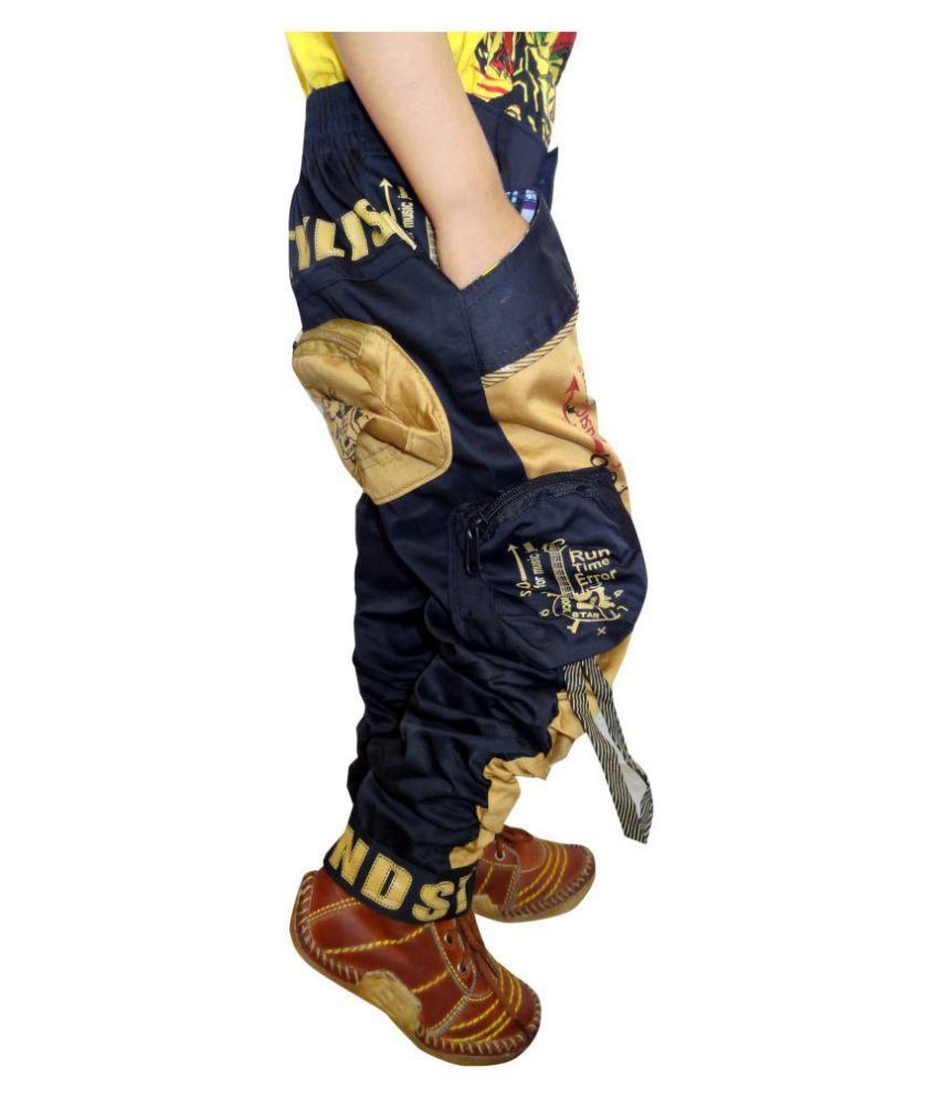 AD & AV Children Multicolour Cargo Pant Dress For Boys - Pack of 2 - Buy AD & AV Children 