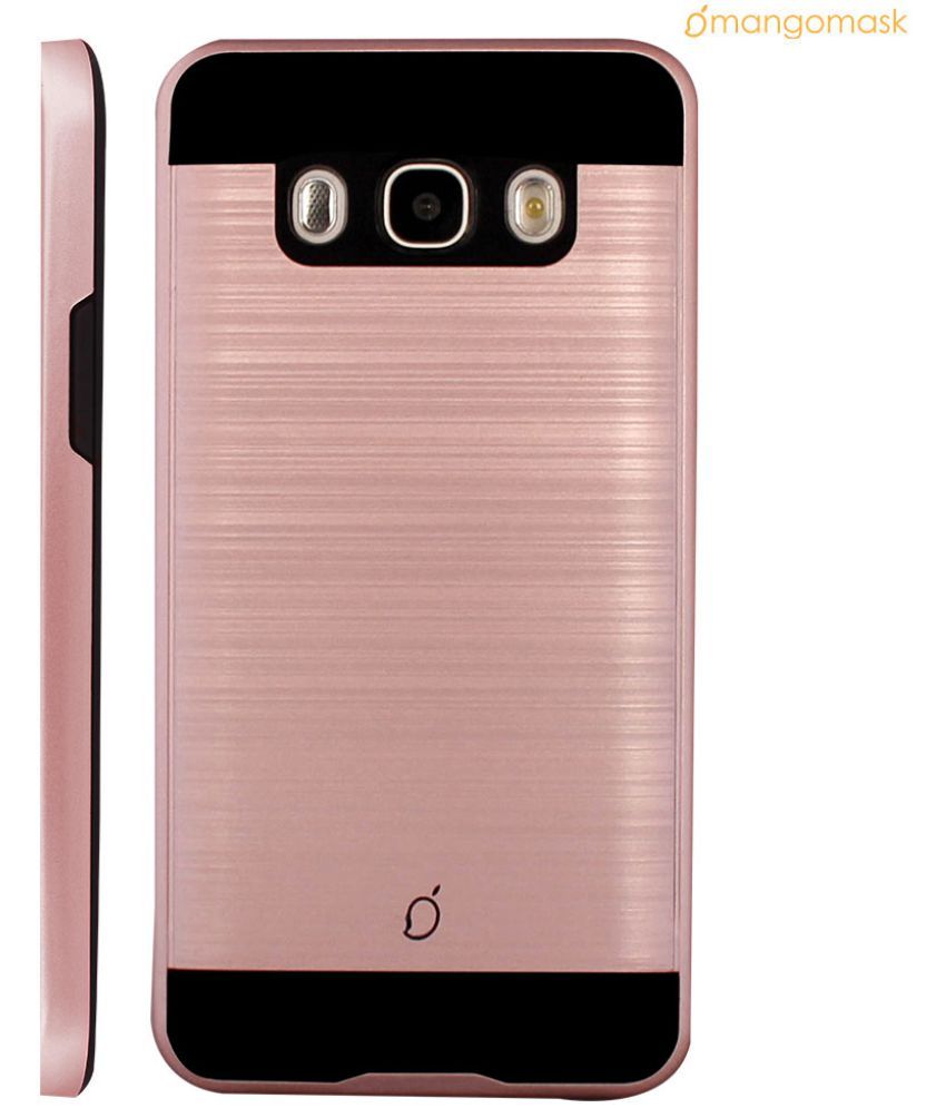 Samsung Galaxy J5 2016 Cover By Mangomask Rose Gold Plain Back Covers Online At Low Prices Snapdeal India