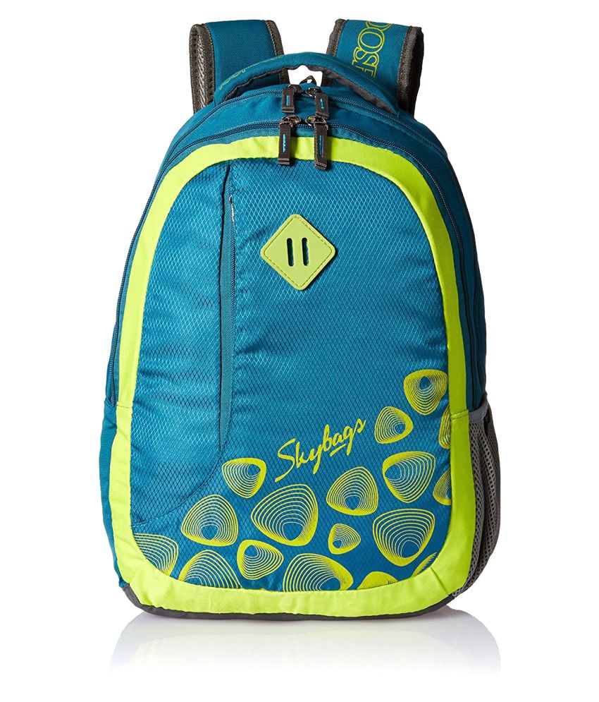 Skybags Blue Backpack - Buy Skybags Blue Backpack Online at Low Price ...
