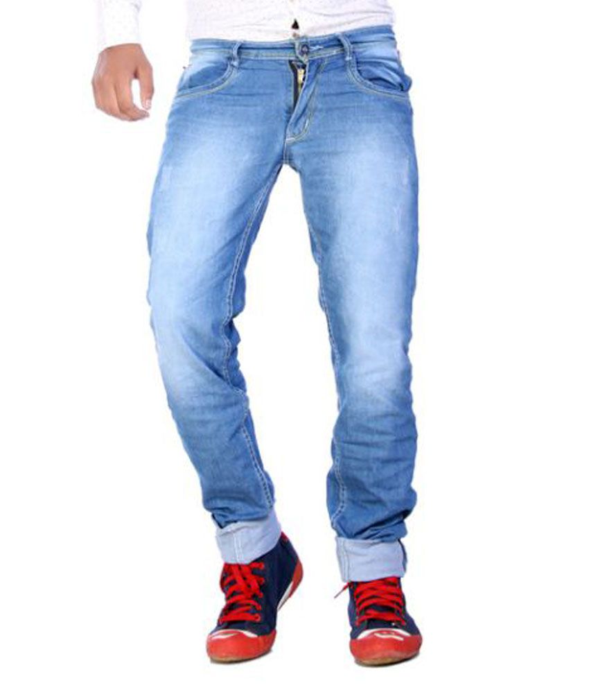 Voizer Light Blue Relaxed Jeans - Buy Voizer Light Blue Relaxed Jeans ...