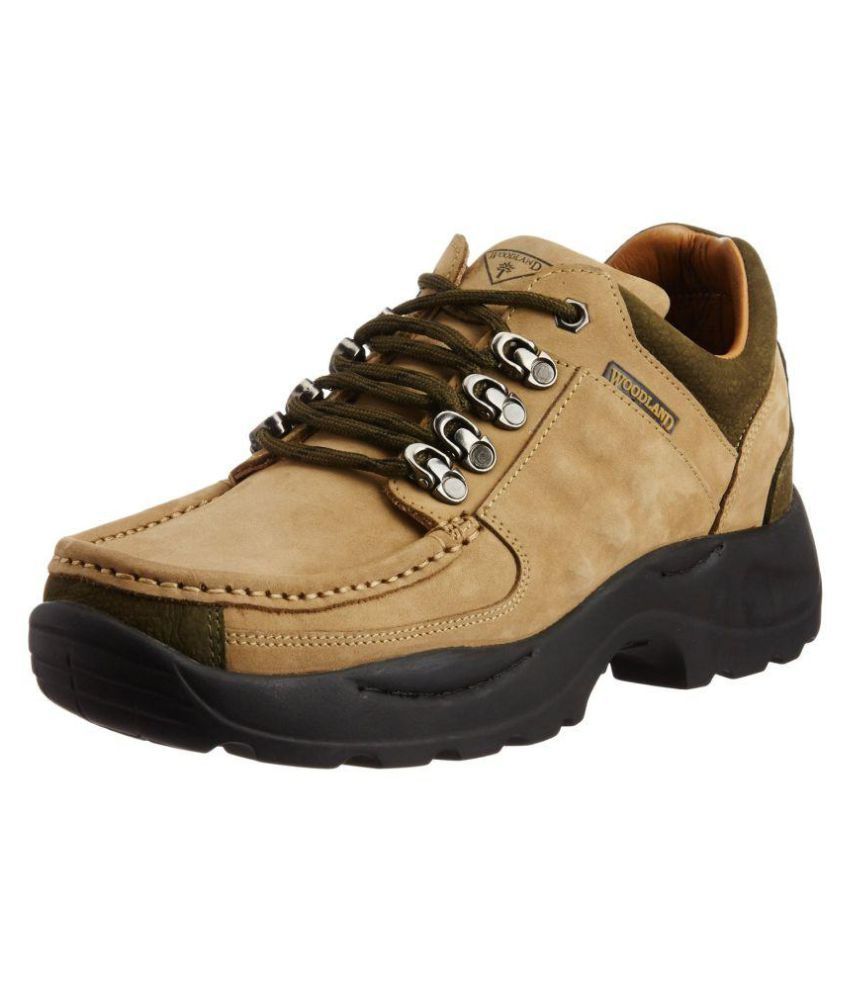 woodland khaki lifestyle shoes