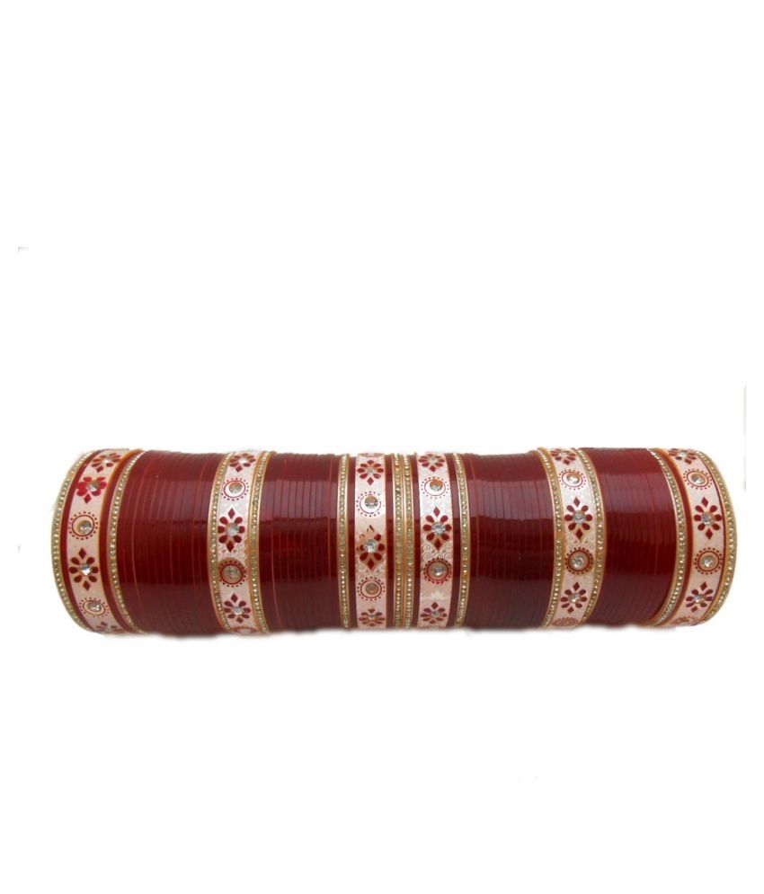 maroon chura design