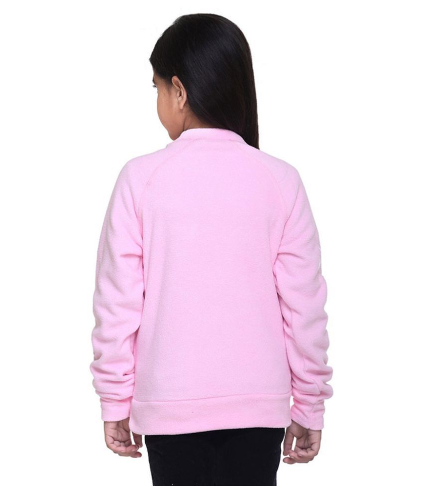 pink crew neck sweatshirt