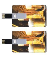 Printland 16GB USB 2.0 Fancy Pendrive Multicolor Pack of 2