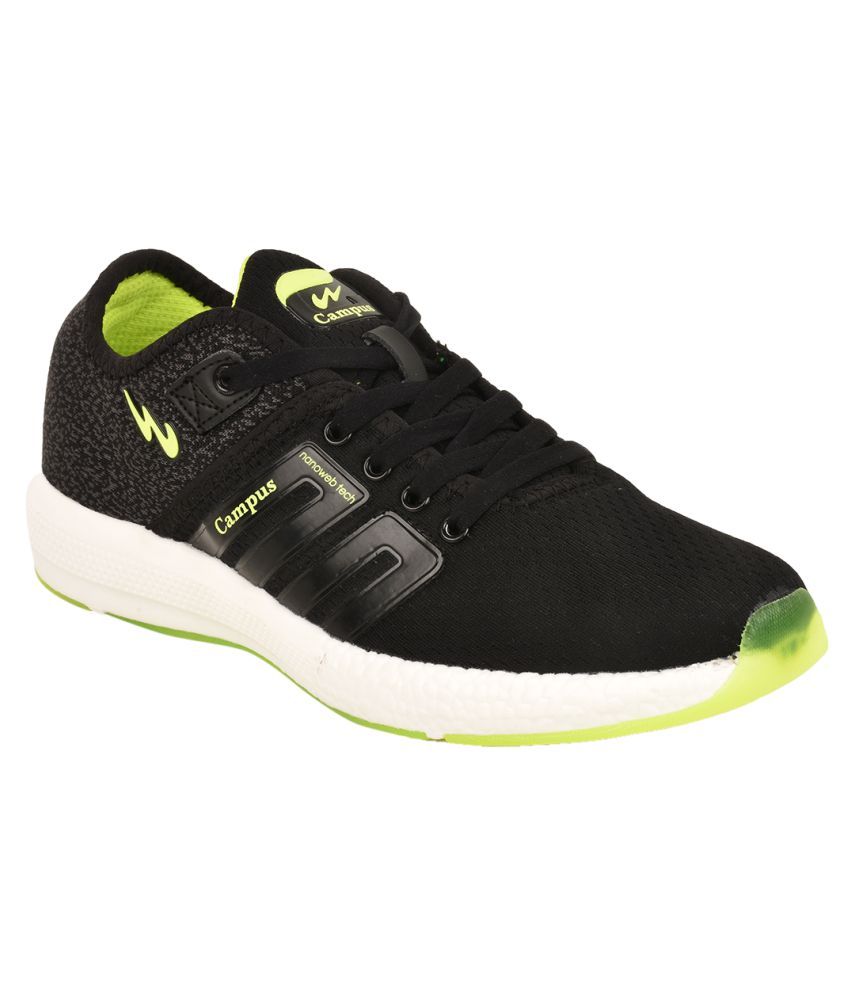 Campus Battle Black Running Shoes - Buy 