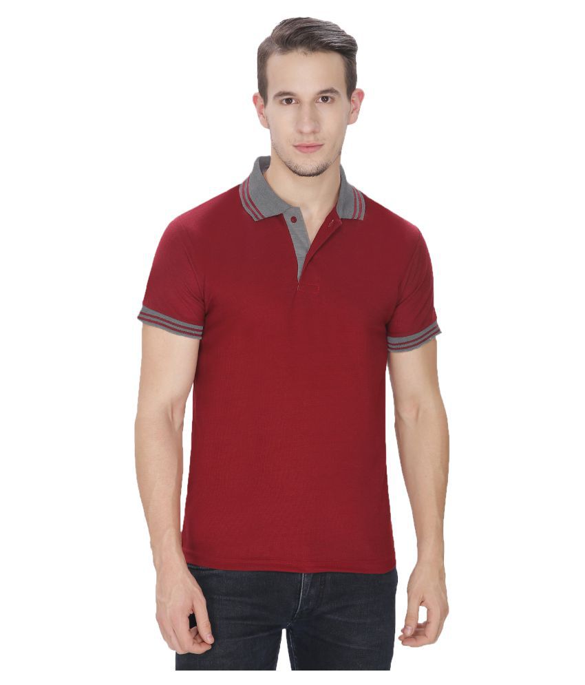Faded Finch Multicolor Regular Fit Polo T Shirt - Buy Faded Finch ...