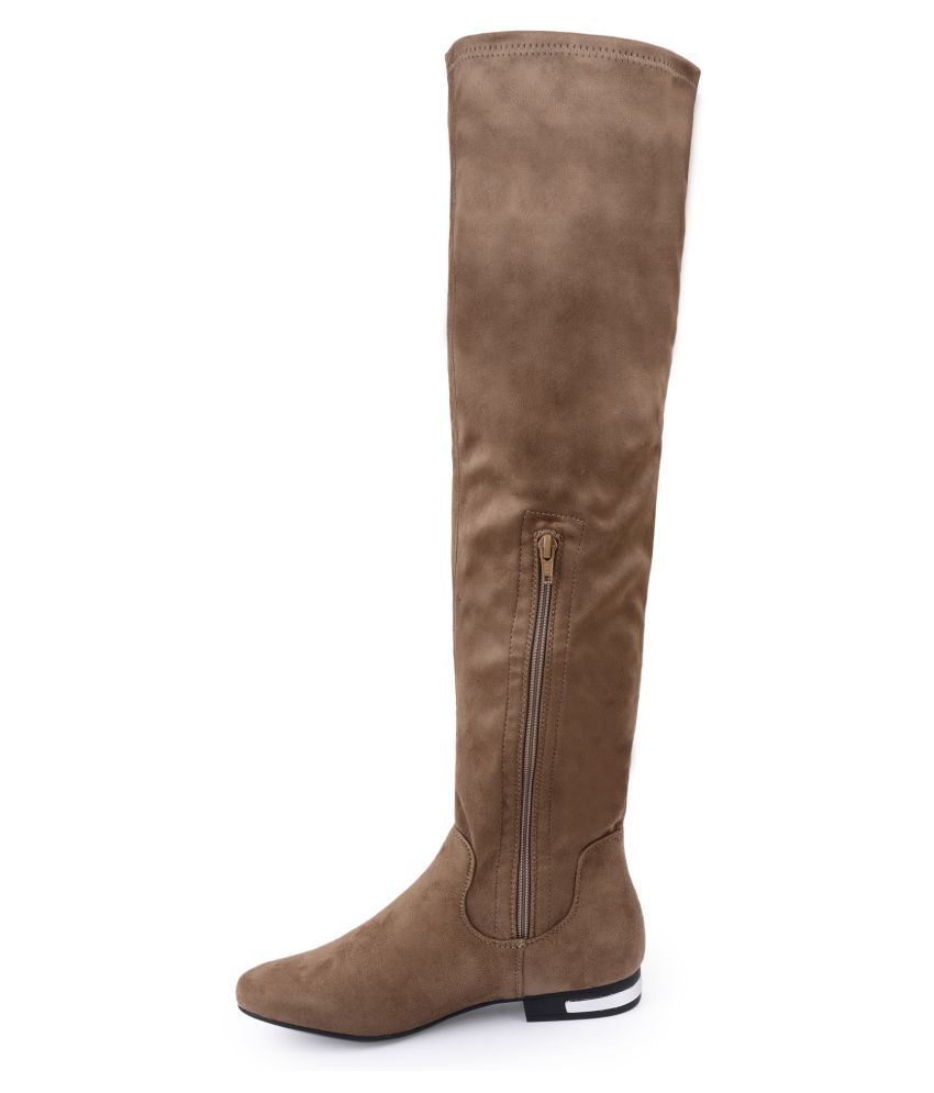 truffle collection beige boots