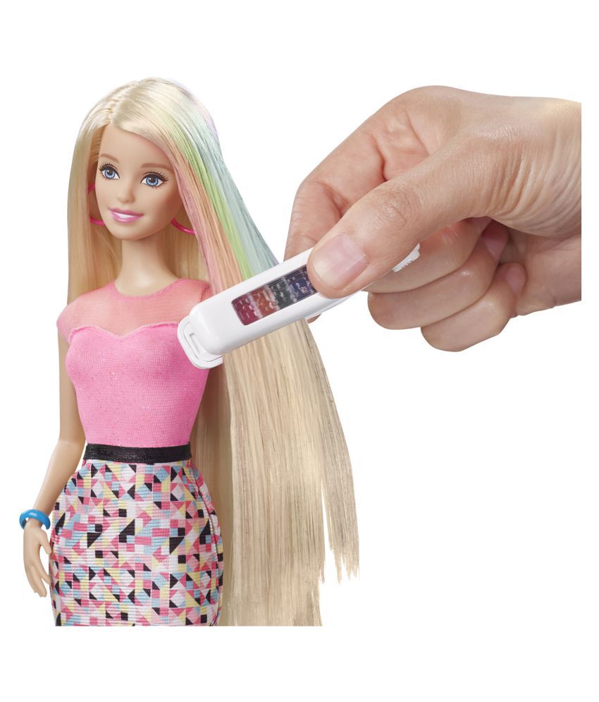 Barbie Rainbow Hair Doll Buy Barbie Rainbow Hair Doll Online At Low 