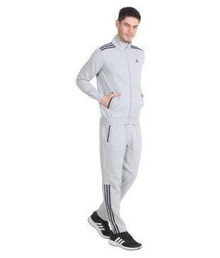 light grey adidas tracksuit