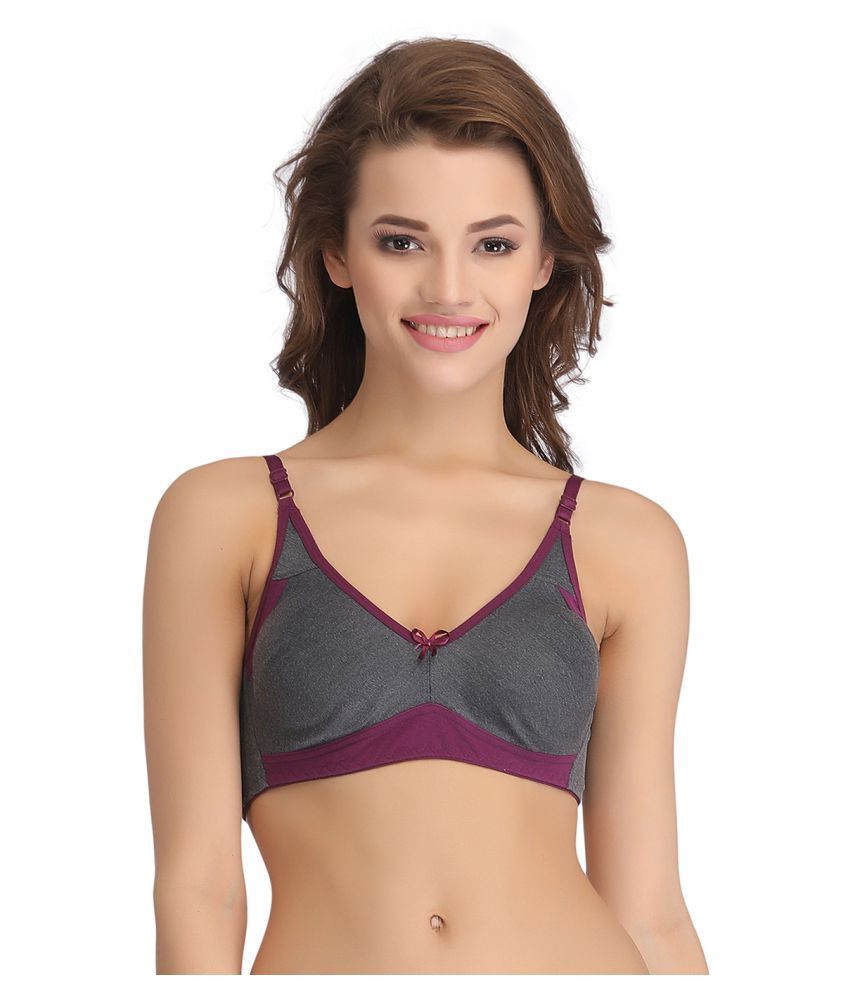     			Clovia Poly Cotton T-Shirt/ Seamless Bra