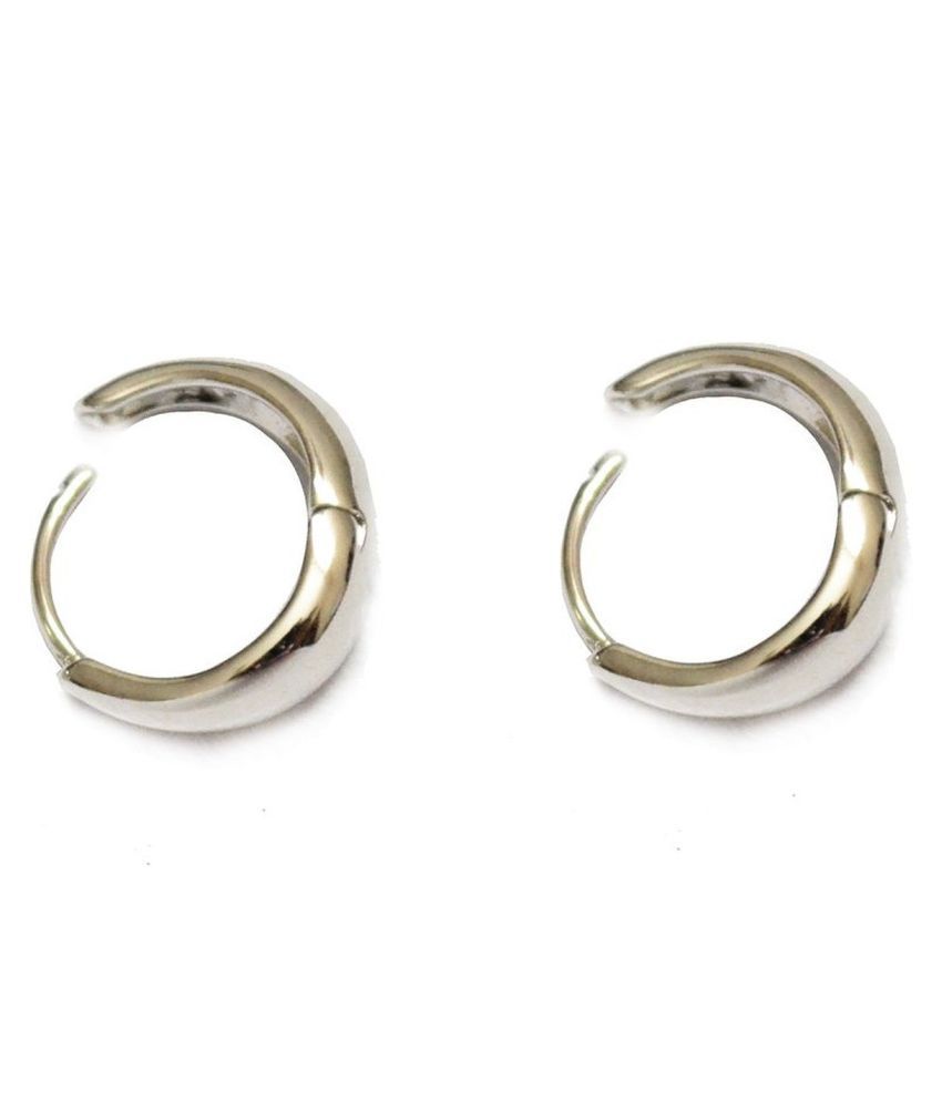 Earrings Men Boys Studs Silver Salman Inspd Kaju Piercing Fashion Bali by BeBold: Buy Online at ...