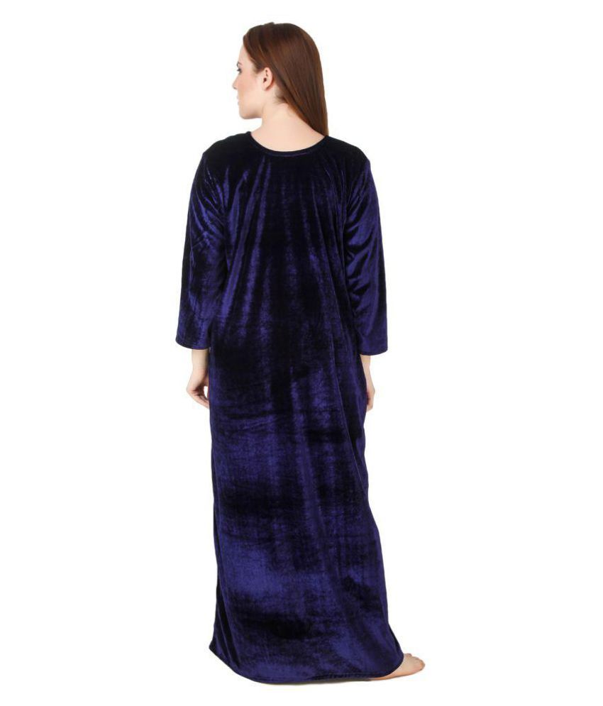 velvet nighty design