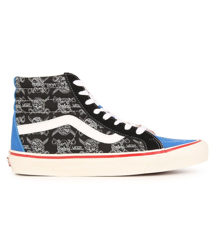 multi colored vans sk8 hi