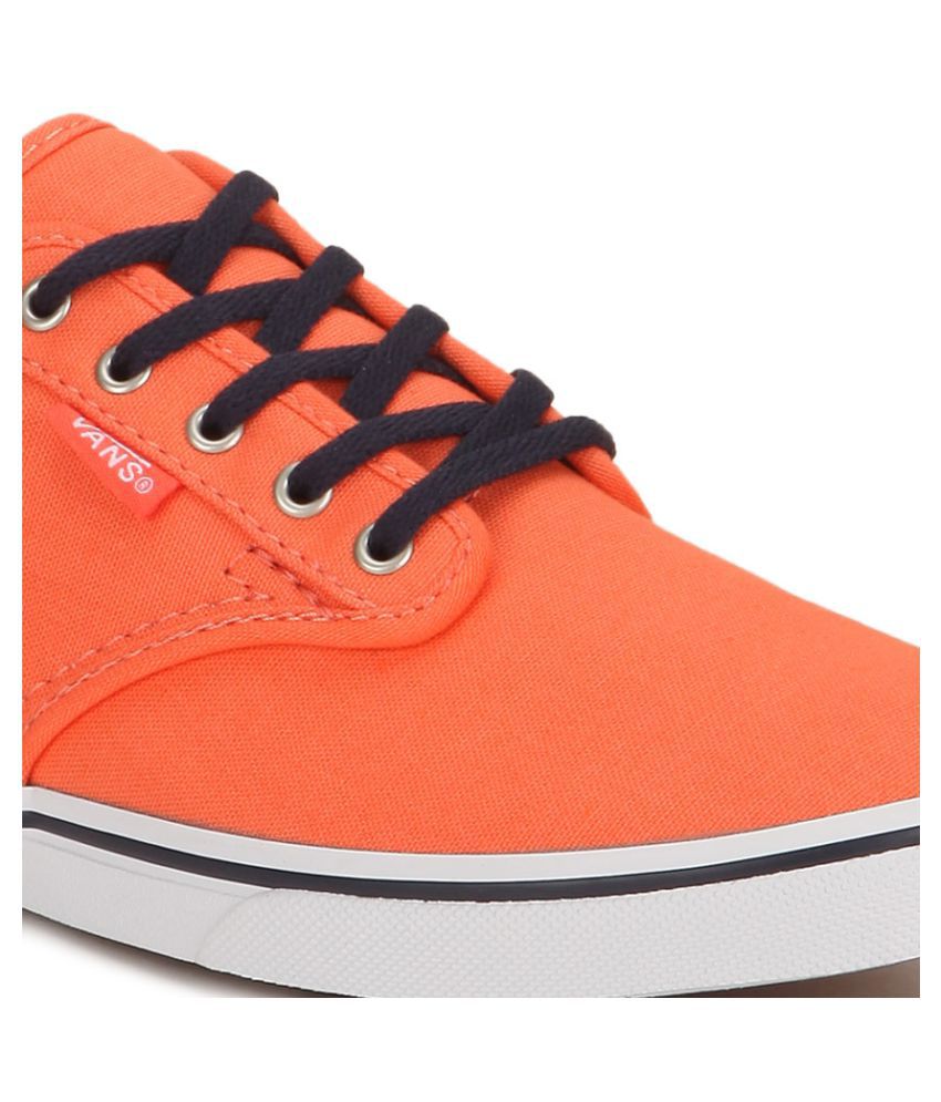 Vans Orange Sneakers Price in India- Buy Vans Orange Sneakers Online at ...