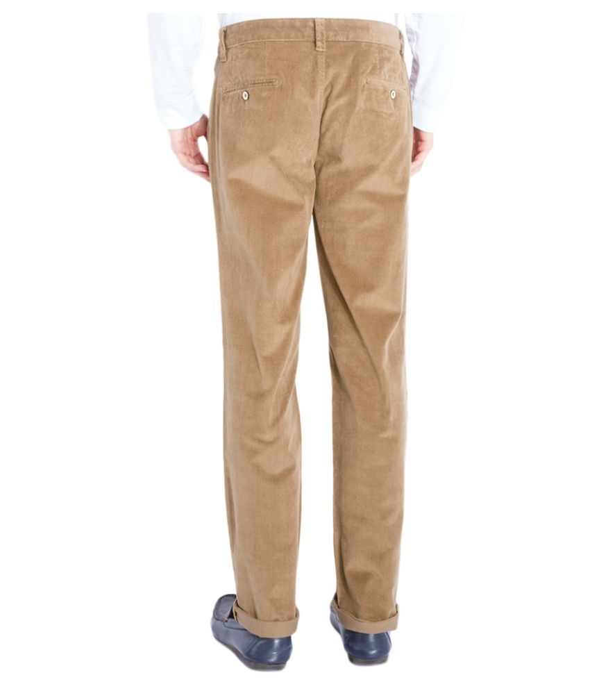 khaki tapered cargo pants