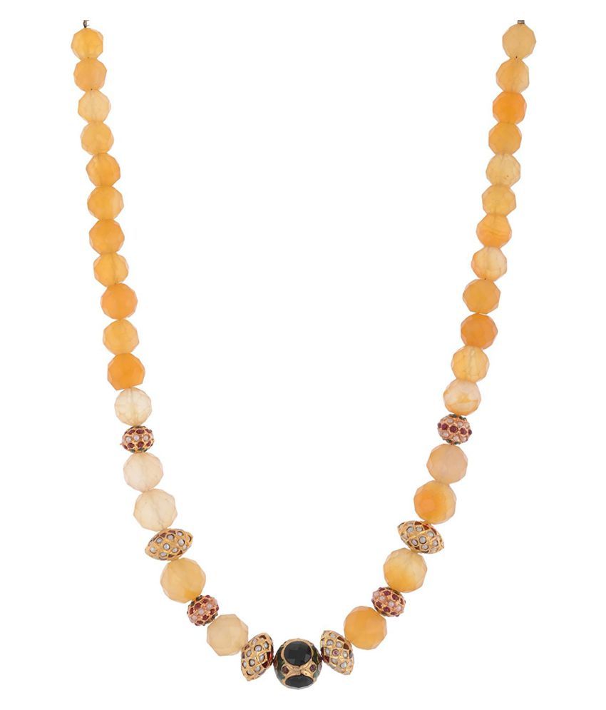 Bead Designs Yellow Copper Necklace Buy Bead Designs Yellow Copper