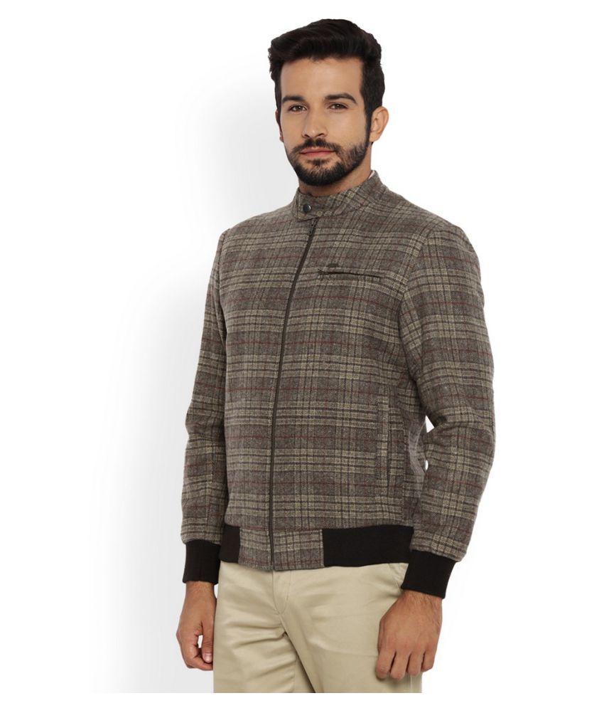 Park Avenue Brown Casual Jacket - Buy Park Avenue Brown Casual Jacket ...