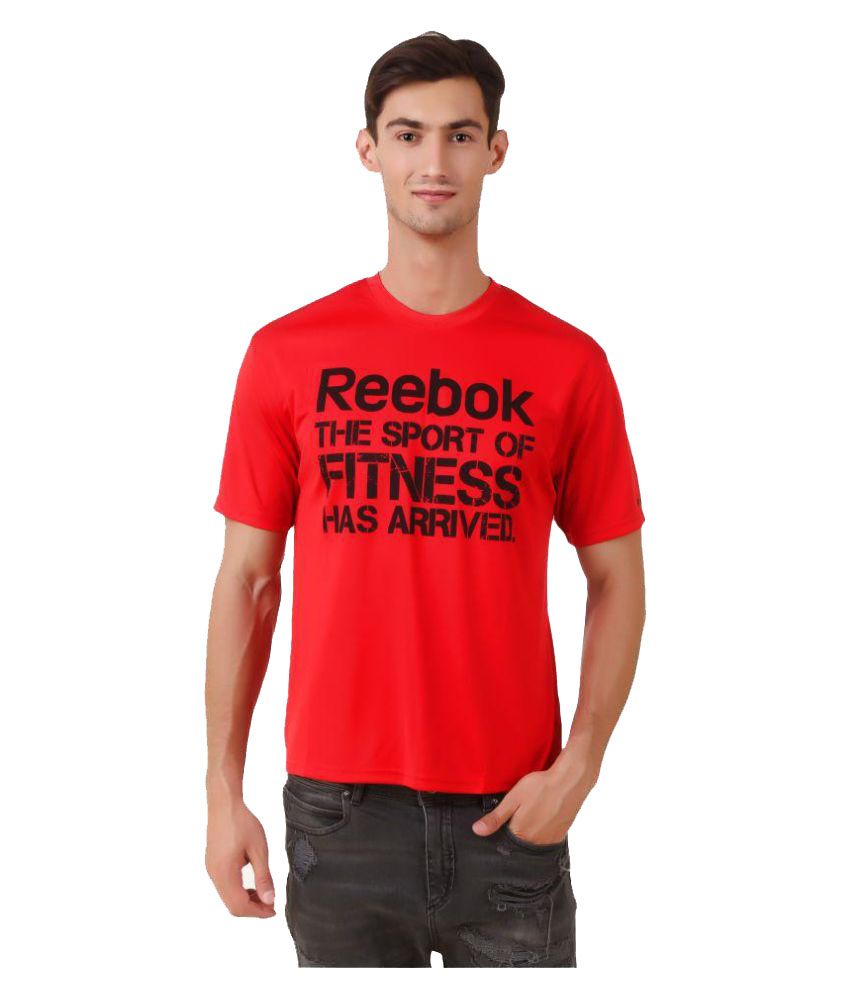 reebok t shirt red