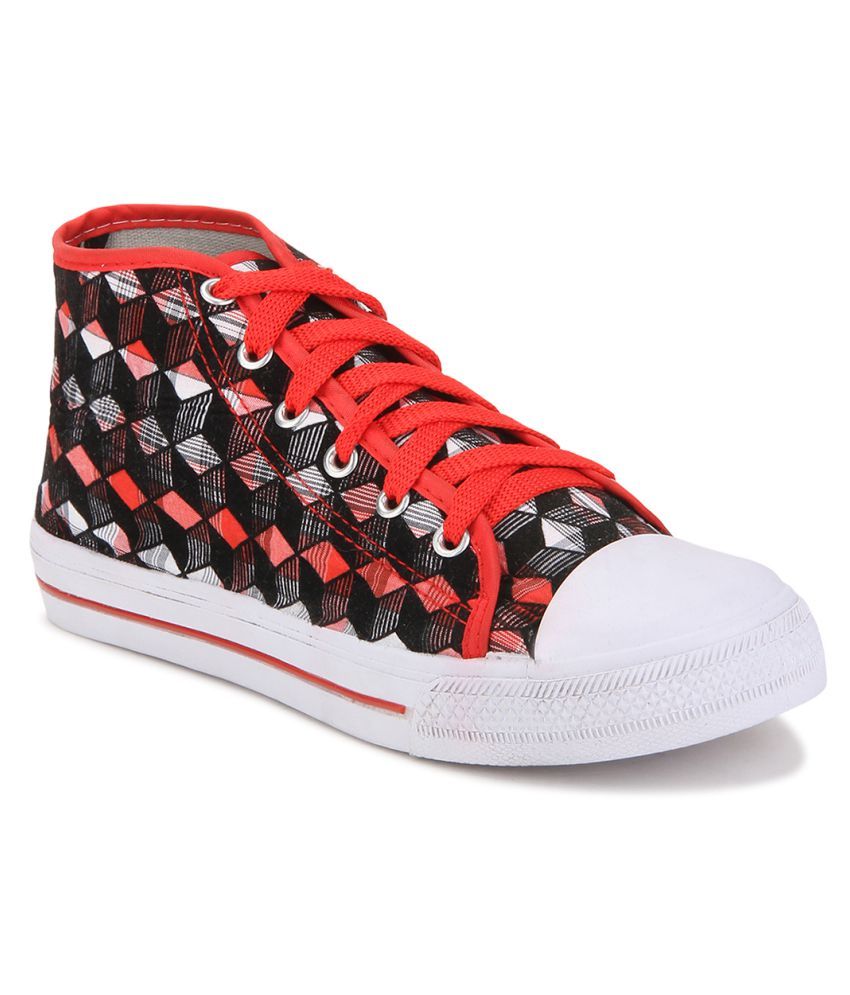 multi color sneakers