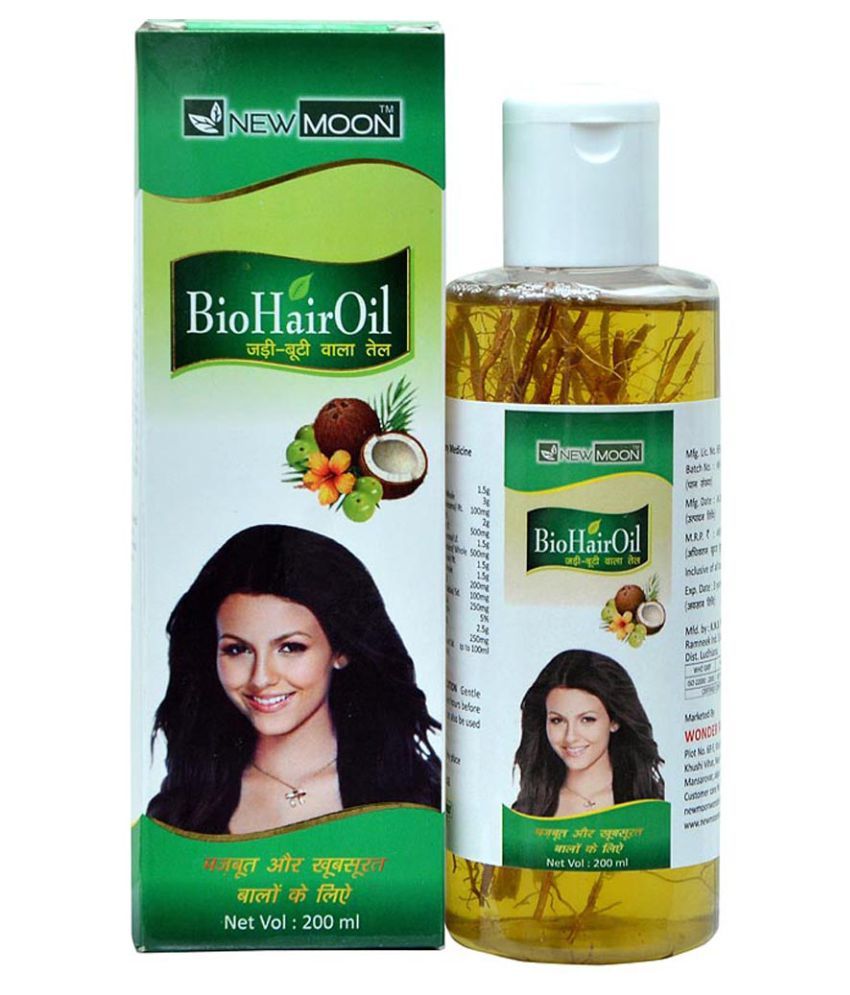 New Moon Mineral Oil Free Ayurvedic Jadi Buti 200 Ml Buy New Moon