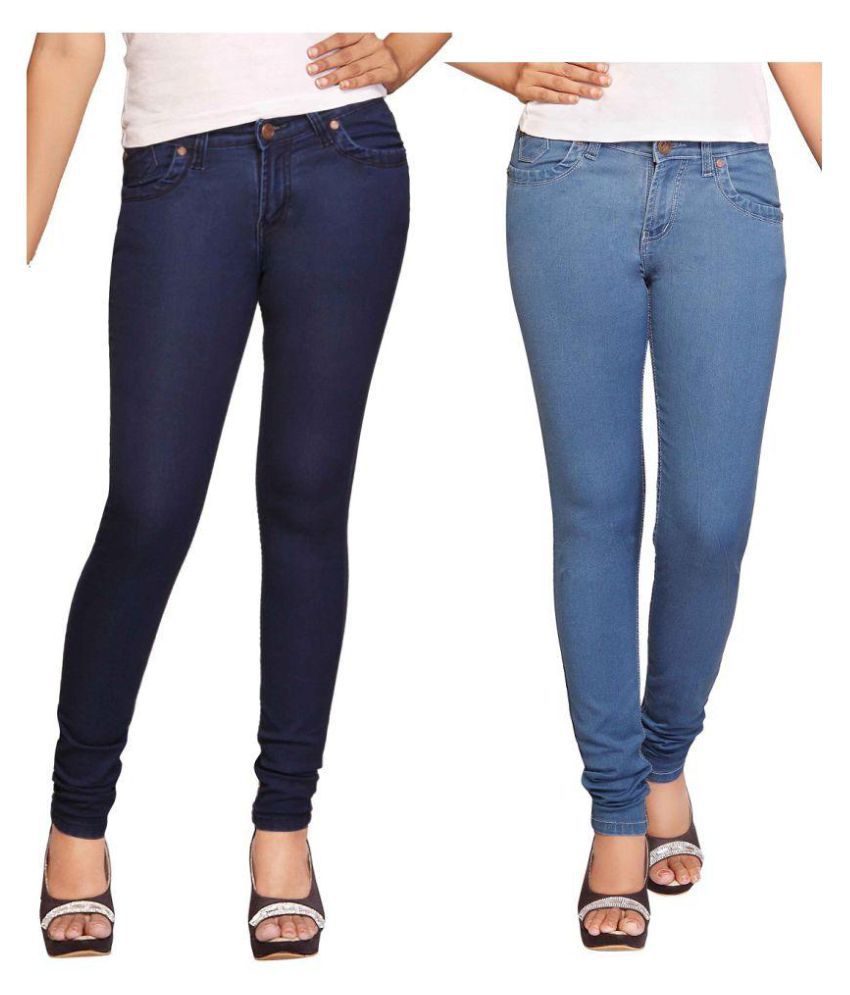 Buy Adbucks Cotton Lycra Jeans Online 
