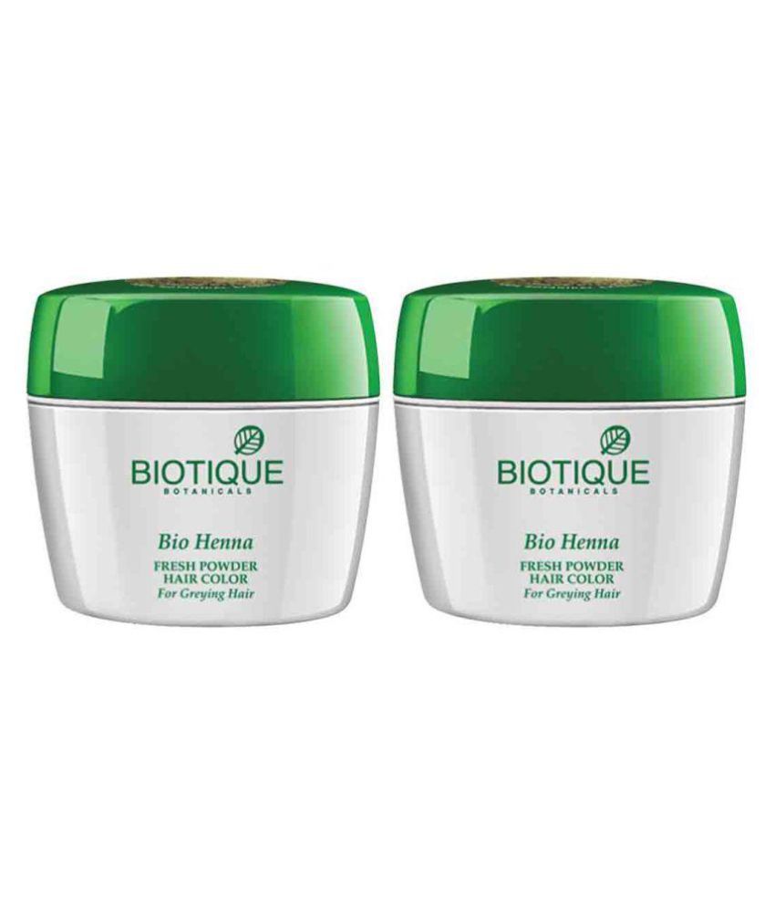Biotique Bio Heena Fresh Powder Hair Color For Greying Hair, 90gm(Pack of  2): Buy Biotique Bio Heena Fresh Powder Hair Color For Greying Hair,  90gm(Pack of 2) at Best Prices in India -