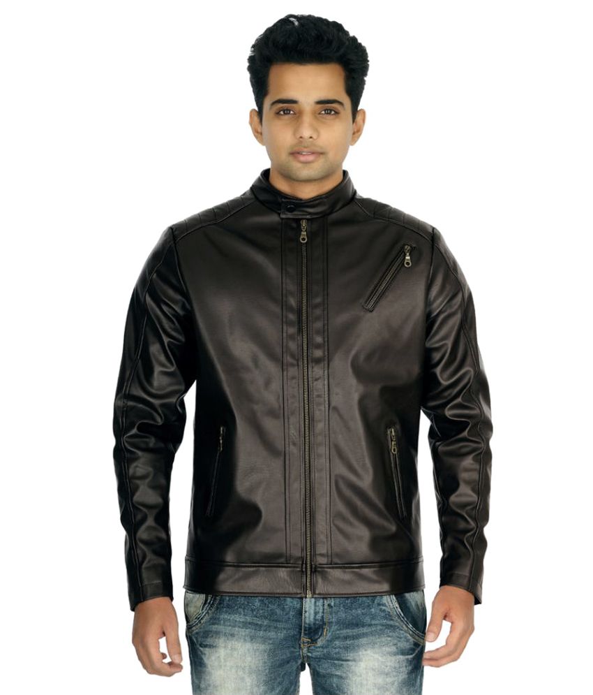 Infinity Black Leather Jacket - Buy Infinity Black Leather Jacket ...