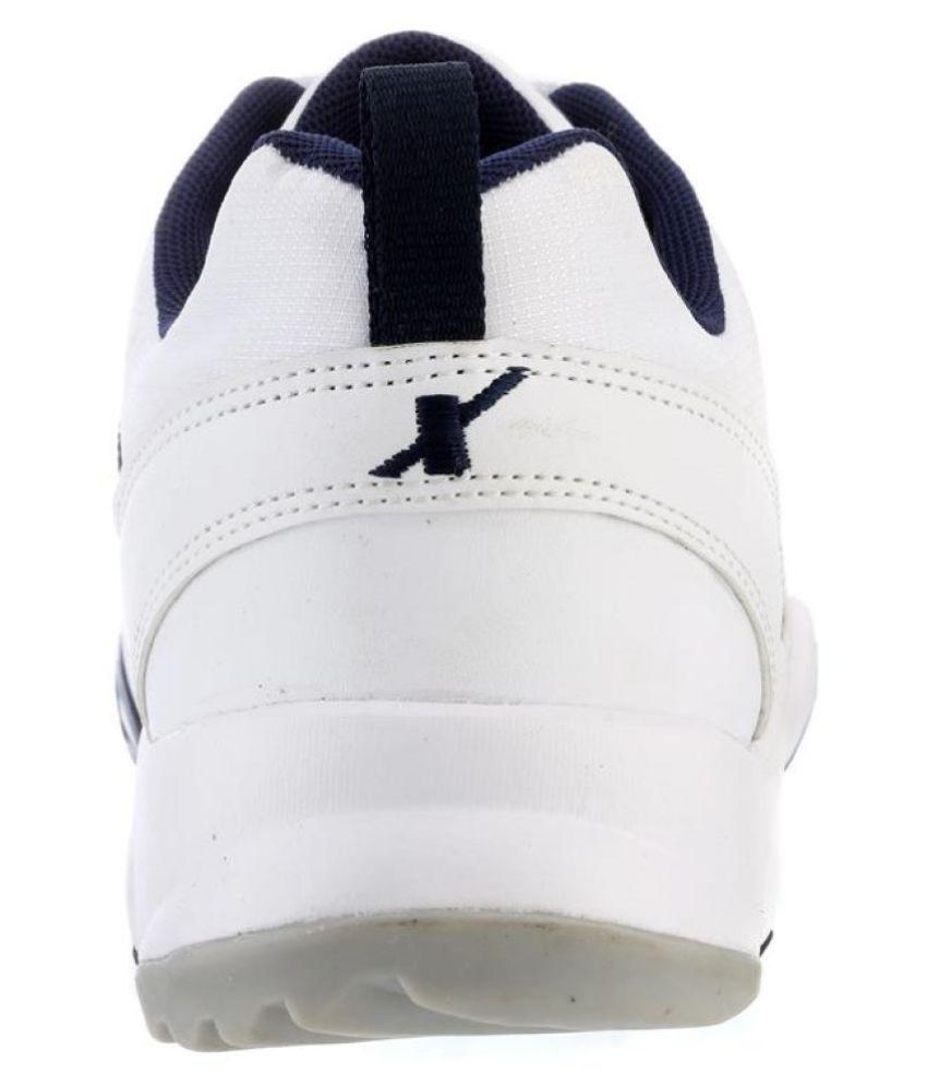 sparx white canvas sneakers