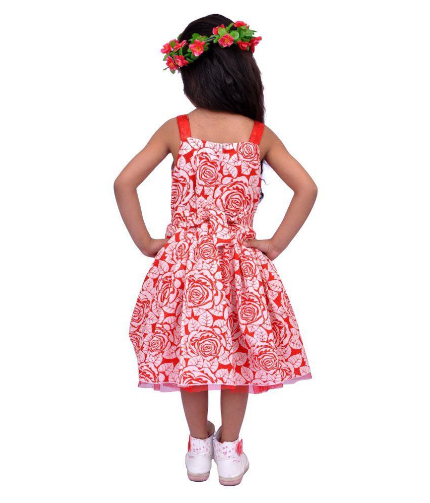 red frock design 2021